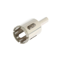 Сверло алмазное по стеклу и керамике ТУНДРА, трехгранный хвостовик, 28 х 65 мм Сверло алмазное по стеклу и керамике ТУНДРА, трехгранный хвостовик, 28 х 65 мм