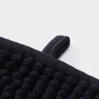 Коврик для дома LaDо́m, букли, плотность 1900 г, 50&times;80 см, цвет графитовый