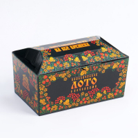 Русское лото деревянное, игра настольная подарочное "Ларец", 24 карточки, 21 х 7.5 см Русское лото деревянное, игра настольная подарочное "Ларец", 24 карточки, 21 х 7.5 см