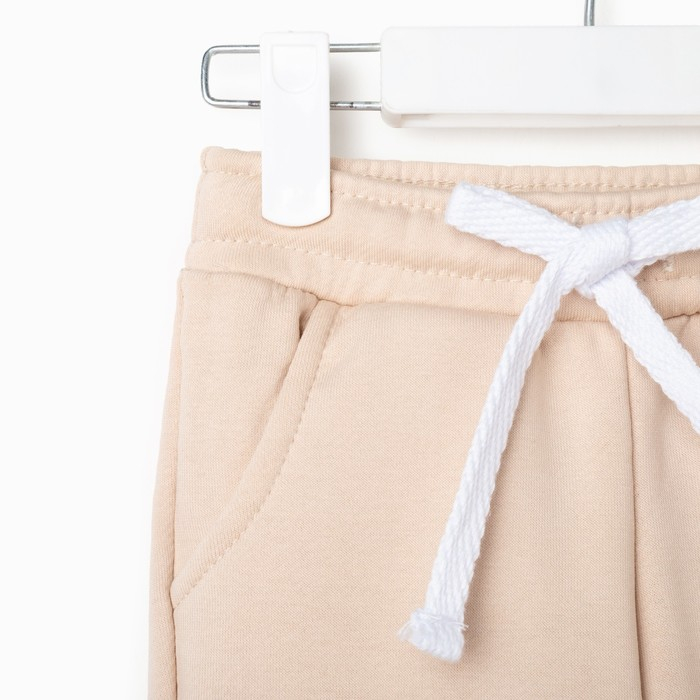 Костюм детский (худи, брюки) Casual Collection KIDS цвет бежевый, рост 128