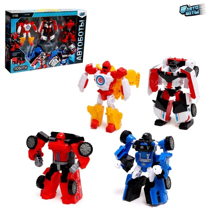Набор роботов &laquo;Автоботы&raquo;, трансформируются, 4 штуки