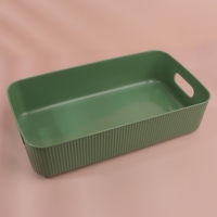 Органайзер для хранения, с ручками, 1 секция, 34 &times; 19 &times; 8 см, цвет МИКС