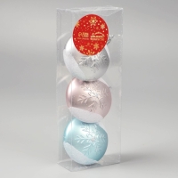 Украшение ёлочное "Снежинка медальон" (набор 3 шт) нежность, 5,5 см, микс Украшение ёлочное "Снежинка медальон" (набор 3 шт) нежность, 5,5 см, микс