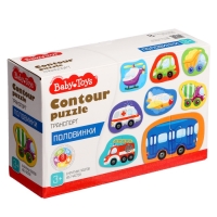 Пазлы-контуры &laquo;Транспорт&raquo;, половинки