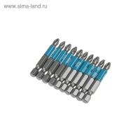 Биты Remocolor, сталь S2, 1/4" Е, PH2 х 50 мм, намагниченные, 10 шт. Биты Remocolor, сталь S2, 1/4" Е, PH2 х 50 мм, намагниченные, 10 шт.