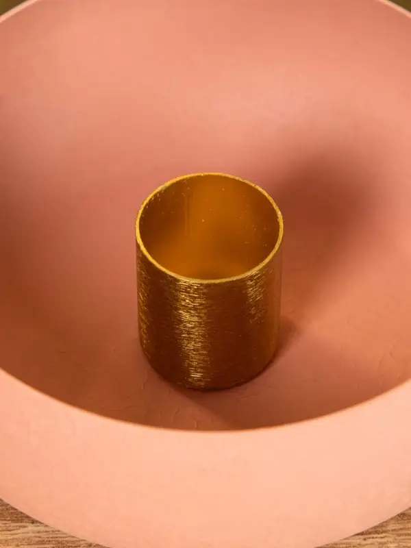 Подсвечник на 1 свечу на магнитах "Пудровый" 11х11х4 см