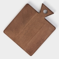 Доска разделочная для подачи Wild Kitchen, 27×22×2.5 см, граб темный Доска разделочная для подачи Wild Kitchen, 27×22×2.5 см, граб темный