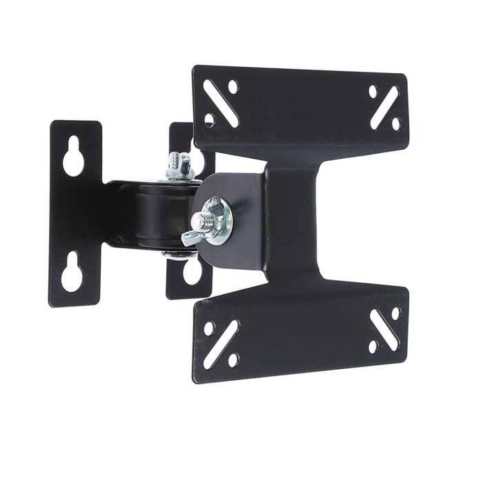 Кронштейн Luazon KrON-72, для ТВ, наклонно-поворотный, 14-32 Кронштейн Luazon KrON-72, для ТВ, наклонно-поворотный, 14-32", 100 мм от стены, чёрный