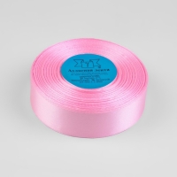 Лента атласная, 25 мм &times; 33 &plusmn; 2 м, цвет светло-розовый №067