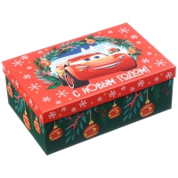 Новый год. Набор коробок 10 в 1 "С Новым годом!", Disney красная