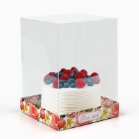 Коробка для кондитерских изделий &laquo;Нежность&raquo;, 15 х 15 х 20 см