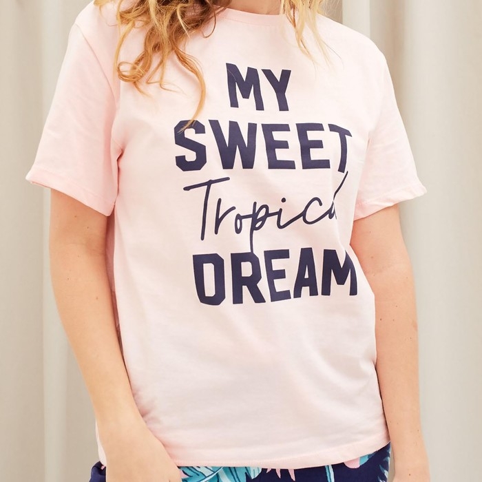 Футболка женская KAFTAN Футболка женская KAFTAN "Tropical dream" р. 40-42