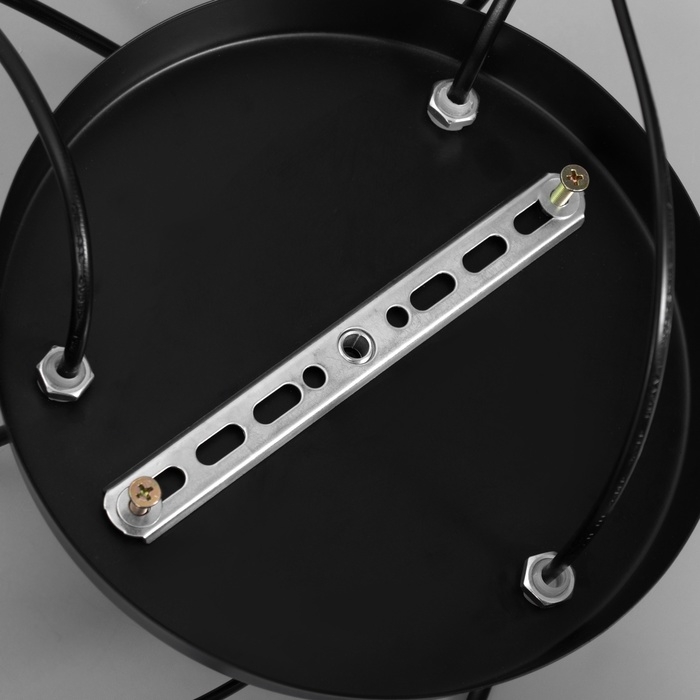 Светильник "Лорс" 3хЕ27 40Вт черный 30х30х18-118 см