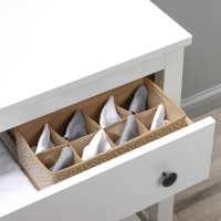 Органайзер для хранения белья Доляна Points, 8 ячеек, 28&times;14&times;10 см, цвет бежевый