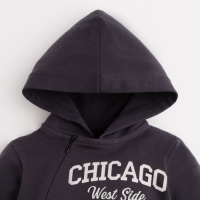 Комбинезон Крошка Я "NY", рост 62-68 см, цвет серый Комбинезон Крошка Я "NY", рост 62-68 см, цвет серый