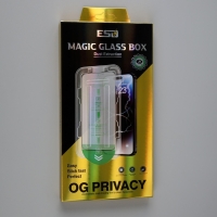 Защитное стекло для iPhone 14 Pro, антишпион, рамка для установки, полный клей, 9H, 0.33 мм