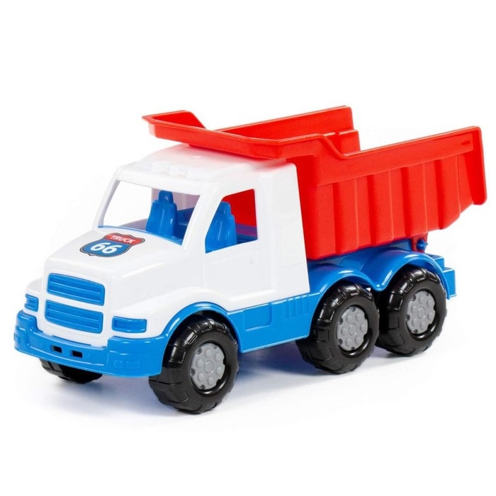 Автомобиль-самосвал «Гоша», цвет бело-синий Автомобиль-самосвал «Гоша», цвет бело-синий