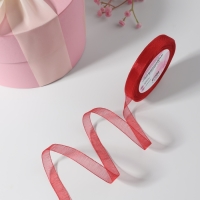 Лента капроновая, 10 мм, 20 &plusmn; 1 м, цвет красный №26