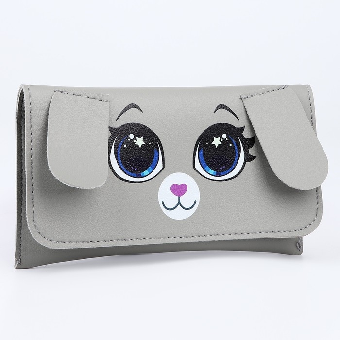 Сумка поясная конверт &laquo;Зайка&raquo; , 19х11 см