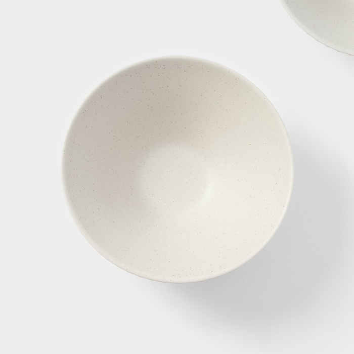 Салатники Magistro Jarwah Lausanne, 700 мл, 17,5&times;7,3 см, набор 2 шт, фарфор, серые