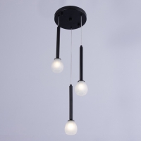 Светильник "Жаклин" 3х3Вт G4 Чёрный 30х30х180см