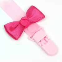 Держатель для соски - пустышки &laquo;Маленькая леди&raquo;, на ленте