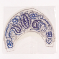 Термотрансфер на кокошник &laquo;Бусины, огурцы&raquo;, 31,5 х 23,5 см, набор 5 шт.