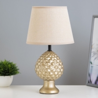 Настольная лампа "Мухамера" Е27 40Вт золото 19х19х37см RISALUX Настольная лампа "Мухамера" Е27 40Вт золото 19х19х37см RISALUX