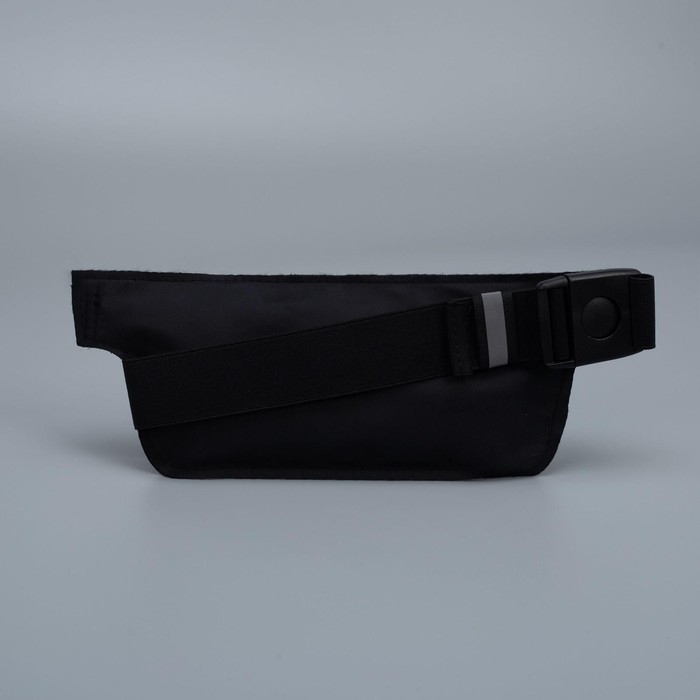 Сумка поясная для бега it&lsquo;s your time на молнии, цвет чёрный