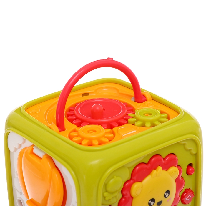 Развивающая игрушка &laquo;Умный кубик&raquo;, 3 в 1: ионика, сортер, бизикуб, звук