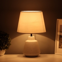 Лампа настольная "Лили" 1х40Вт Е27 жемчуг 25х25х38,,5см