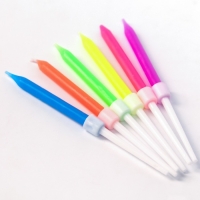 Набор свечей в торт 6 штук, с цветным пламенем, My Little Pony