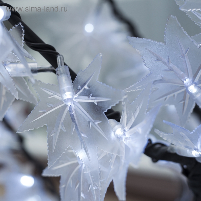 Светодиодное дерево &laquo;Белый клён&raquo; 1.5 м, 600 LED, постоянное свечение, 220 В, свечение белое