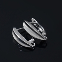 Швензы «Бумеранг», цвет серебро Швензы «Бумеранг», цвет серебро