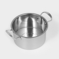 Набор кастрюль из нержавеющей стали &laquo;Классик&raquo;, 3 предмета: 1 л (d=16 см), 1,5 л (d=18 см), 2 л (d=20 см)