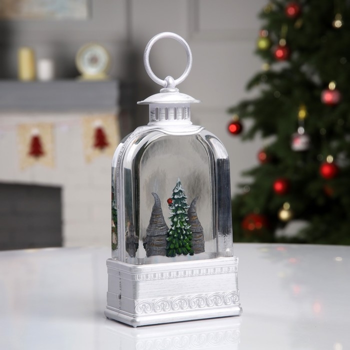 Светодиодная фигура «Фонарь с гномами» 10.7 × 20.5 × 6.2 см, пластик, батарейки ААх3 (не в комплекте), USB, свечение тёплое белое Светодиодная фигура «Фонарь с гномами» 10.7 × 20.5 × 6.2 см, пластик, батарейки ААх3 (не в комплекте), USB, свечение тёплое белое