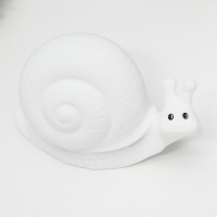 Ночник-мякиш "Улитка" LED RGB USB АКБ белый 9х22х16см RISALUX Ночник-мякиш "Улитка" LED RGB USB АКБ белый 9х22х16см RISALUX