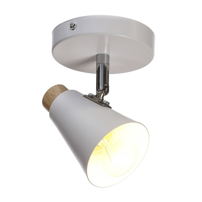 Спот Спот "Конус малый" 1x40Вт E27 белый 10х15х11,5 см