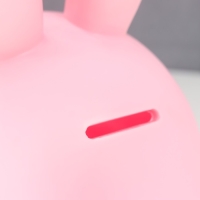 Копилка пластик "Зайчик - пухляш с сердцем/цветком" МИКС 16х15,5х23 см Копилка пластик "Зайчик - пухляш с сердцем/цветком" МИКС 16х15,5х23 см