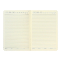 Ежедневник НЕдатированный А5, 136 листов в линейку, кожзам "Небраска", золотой срез, зеленый Ежедневник НЕдатированный А5, 136 листов в линейку, кожзам "Небраска", золотой срез, зеленый