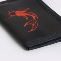 Кошелёк детский на липучке &laquo;Выбражулька&raquo;, цвет чёрный