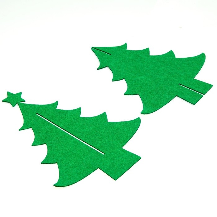 Новый год! Набор для творчества &laquo;Ёлочка с Дедом Морозом в санях&raquo; украшения на клеевой основе