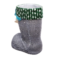 Конфетница «Сапожок», с ёлкой, цвет серый Конфетница «Сапожок», с ёлкой, цвет серый