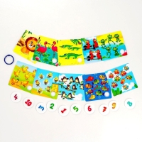 Развивающая игра на липучках &laquo;&lrm;Изучаем счет с животными&raquo;