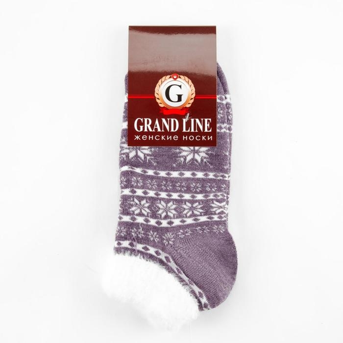 Новый год. Носки женские шерстяные GRAND LINE цвет МИКС, р-р 25 Новый год. Носки женские шерстяные GRAND LINE цвет МИКС, р-р 25