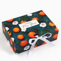 Коробка подарочная новогодняя складная &laquo;Сказки&raquo;, 16.5 х 12.5 х 5 см, Новый год