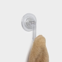 Крючки самоклеющиеся Доляна, 11&times;6,5&times;6,5 см, цвет прозрачный