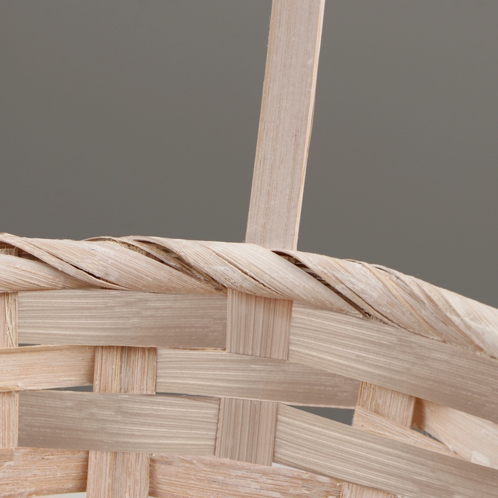 Набор корзин плетеных, D16xH10/32см, D18xH10/34см, D21xH10/36см, 3шт, бамбук, белый Набор корзин плетеных, D16xH10/32см, D18xH10/34см, D21xH10/36см, 3шт, бамбук, белый