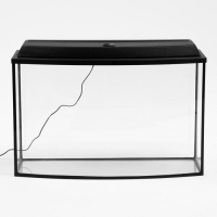 Аквариум "Телевизор" с крышкой, 120 литров, 80 х 32,5 х 50/55 см, чёрный Аквариум "Телевизор" с крышкой, 120 литров, 80 х 32,5 х 50/55 см, чёрный