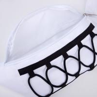 Сумка поясная со шнуровкой, цвет белый Сумка поясная со шнуровкой, цвет белый